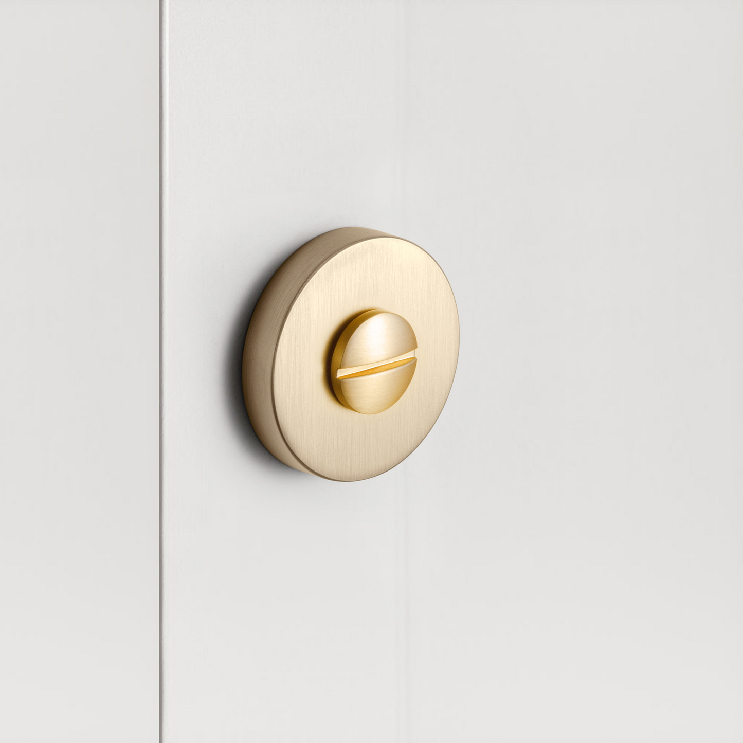 Privacy Lock Brushed Gold