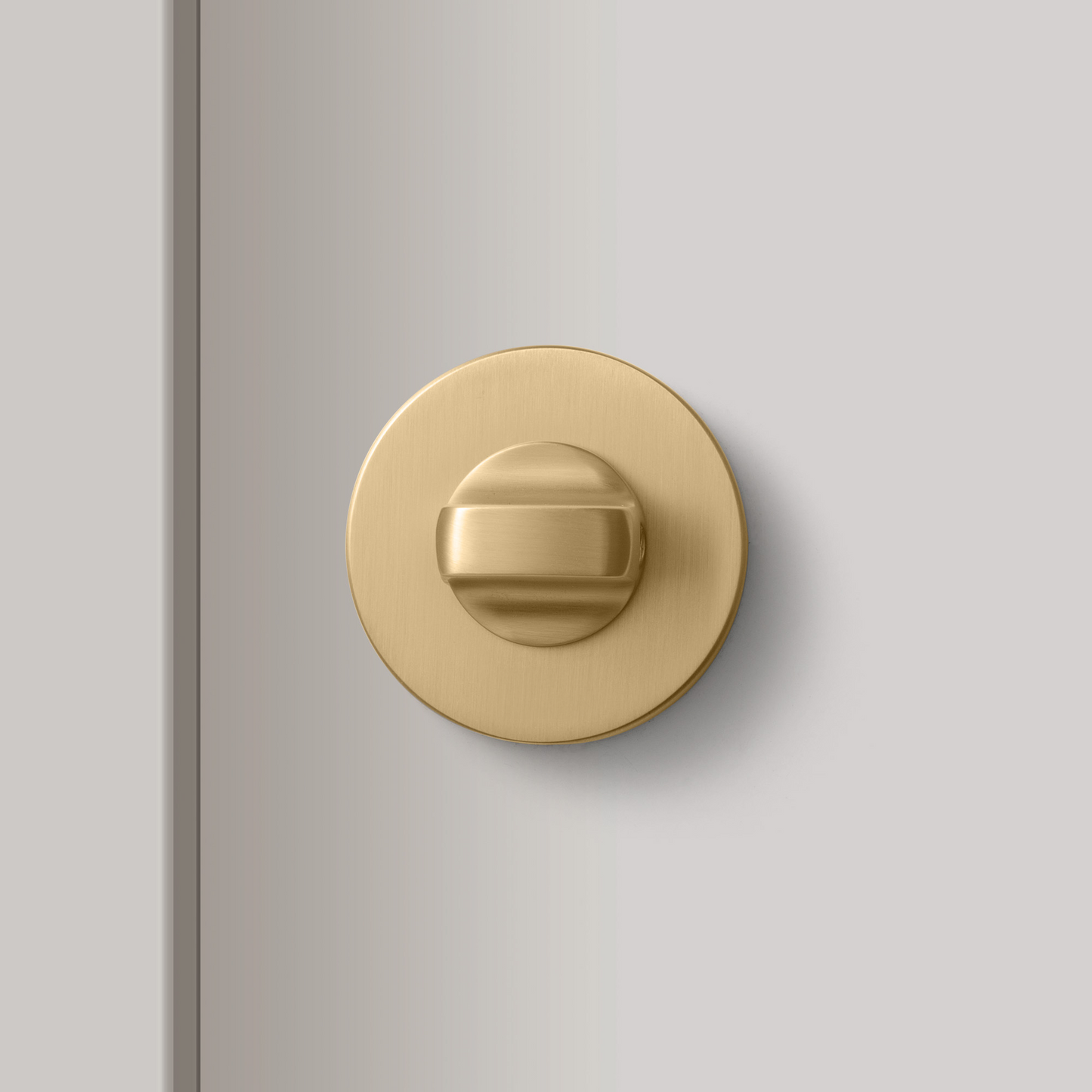 Privacy Lock Brushed Gold